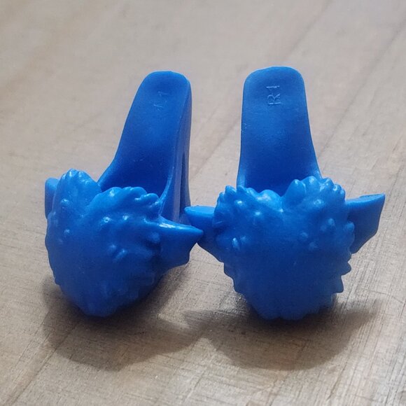 Monster High Frankie Stein Dead Tired Slippers Replacement Blue Shoes - Picture 1 of 6